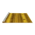 thumbnail image 2 of Ahgly Company Machine Washable Indoor Rectangle Oriental Yellow Industrial Area Rugs, 8' x 10', 2 of 4