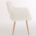 thumbnail image 6 of Faux Fur Upholstered - Soft Cushioned for Comfort - Various Indoor Rooms - Delicate and Inviting Ambiance, 6 of 6