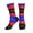 2 Black-2, variant on Athletic Socks Multiply Gays Lesbians Flag Sport Running Calf Socks Crew Socks for Men Women