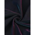 thumbnail image 5 of FAB CURVES Plus Size Mesh Jackets for Women Holographic Long Sleeve Zip Up Clubwear Party Jacket 1X Blue Purple, 5 of 5