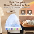 thumbnail image 6 of Baasha Professional Massage Shampoo Bed with Steaming & Water Circulation Function Light therapy, Comfortable Memory Foam, Head Spa Equipment, Facial Shampoo Bed with Bowl, 6 of 9