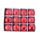 thumbnail image 5 of 12 piezas de adornos de bolas de Navidad, bolas decorativas de Navidad, adornos colgantes con dijes para Rojo, 5 of 9