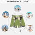 thumbnail image 6 of FORMRS Boys Swim Trunks Quick Dry Mesh Liner Boardshorts Sizes XS-XL, Light Black Martini, 6 of 7