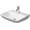 White, variant on Duravit 2335600030 Me By Starck 24" Vanity Top - White / Glazed Underside