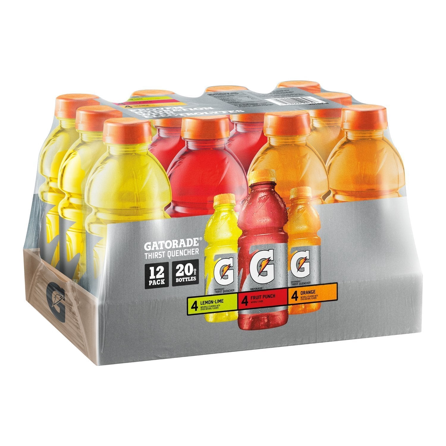 Gatorade Original Thirst Quencher Variety Pack, 20 fl oz, 12 Bottles