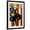 Black Frame, variant on Art.com Texas - Cowboy with Bucking Bronco Art Print by Lantern Press, Black Frame Wall Art, 21" x 29"