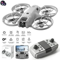 Gifts for 16 Year Old Boys, Brushless Motor Drone with 1080Pesc Camera 2.4G Wifi FPV Quadcopter with Headless Follow Me Altitude Hold Toys Gifts for Kids Adults, White, One Size