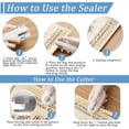 thumbnail image 2 of EcoNesxp 2 in 1 Chip Bag Sealer with Cutter Portable Plastic Bag Sealer 1 Pack, 2 of 5