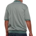 thumbnail image 4 of Classics by Palmland Jacquard Short Sleeve Banded Bottom Shirt, 4 of 4