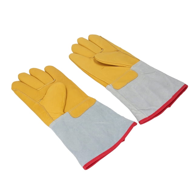 Guantes Anticongelantes, Costura De Punta Fina, Guantes Para Baja Temperatura, Refuerzo De Muñeca, 1 Par De 35 Cm Para Investigación De Laboratorio