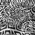 thumbnail image 5 of Ambesonne Geometric Valance Pack of 2, Modern Style Triangles, 54"X12", White Charcoal Grey, 5 of 5
