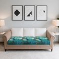 thumbnail image 6 of Xoenoiee Peacock Butterfly Flower Print 3 Pcs Couch Cushion Covers Stretch Furniture Sofa Washable Replacement Seat Covers with Elastic Bottom for Indoor and Outdoor, 6 of 7