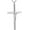 Silver, variant on Jesus Cross Cremation Keepsake Urn Pendant Necklace for Ashes Funeral Casket Jewelry