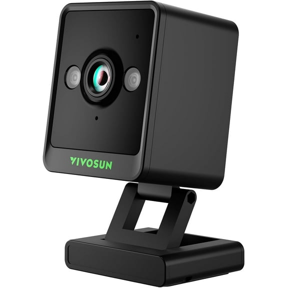 VIVOSUN GrowCam C4, 2K QHD WiFi Smart Camera for Grow Tent & VGrow Smart Grow Box, Supports 2.4GHz WiFi (Not 5GHz/6GHz), Timelapse, Night Vision, SD Card Storage, 2-Way Audio, App Control