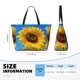 thumbnail image 4 of Fotbe Blue Sky Sunflower Bolsa de Viaje para Playa - Resistente al Agua, Bolsa Tote de Gran Capacidad y Ligera con 7 Bolsillos para Mujeres y Hombres, 4 of 7
