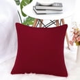 thumbnail image 2 of Unique Bargains Solid Decorative Throw Pillow Cover 18" x 18" Beige, 2 of 8