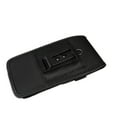 thumbnail image 5 of For Samsung Galaxy A14 5G Pouch Case Universal Vertical Canvas with Belt Clip Loop Holster Military Grade Cell Phone Holder Cover - Black, 5 of 7