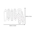 thumbnail image 3 of MasteelfCA 2 Sets Birthday Theme Cutting Dies High-carbon Steel Stencils Embossing Template, 3 of 7