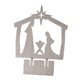 thumbnail image 4 of Adorno de Nacimiento de Jesus Gloria decoraciones de mesa Acero inoxidable 23 cm x 28 cm, 4 of 9