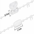 thumbnail image 2 of Chain Links 20 Meters Vertical Blind Bottom with 5 Pieces Plastic Chain Connectors Chain Clasp Vertical Slat Curtain Accessories, 2 of 5