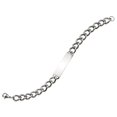 thumbnail image 1 of Mens ID Bracelet in Stainless Steel 8.5 Inch, 1 of 2