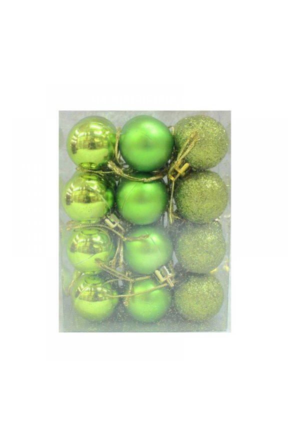 24Pcs 3CM Christmas Balls Ornaments for Xmas Christmas Tree - Shatterproof Christmas Tree Decorations for Holiday Wedding Party Decoration