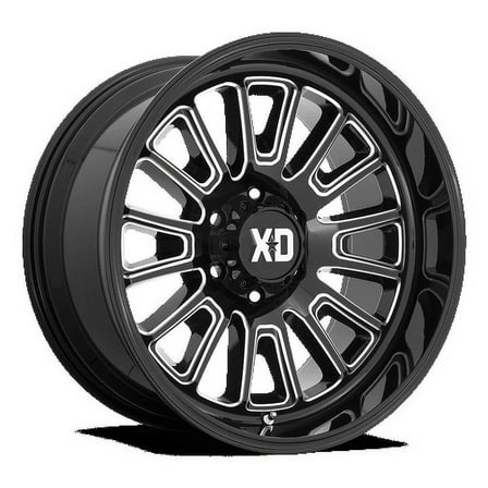 XD Aluminum Rim XD864 ROVER 20X9in Gloss Black Milled Finish, XD86429068300
