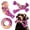Purple, variant on Dog Toys for Aggressive Chewers - 3 Pack Bacon Flavored Indestructible Dog Toy, Big Tough Chew Bone for Medium Large Breed 25-80lbs to Keep Them Busy, Happy Dog Gift (Brown)
