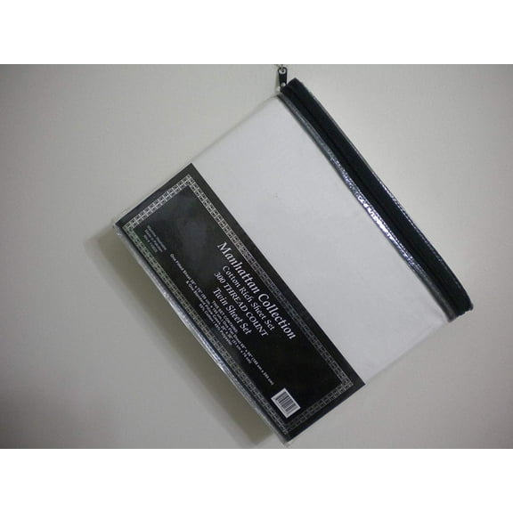 Manhattan Collection Cotton Rich Twin Sheet Set 300 Thread Count