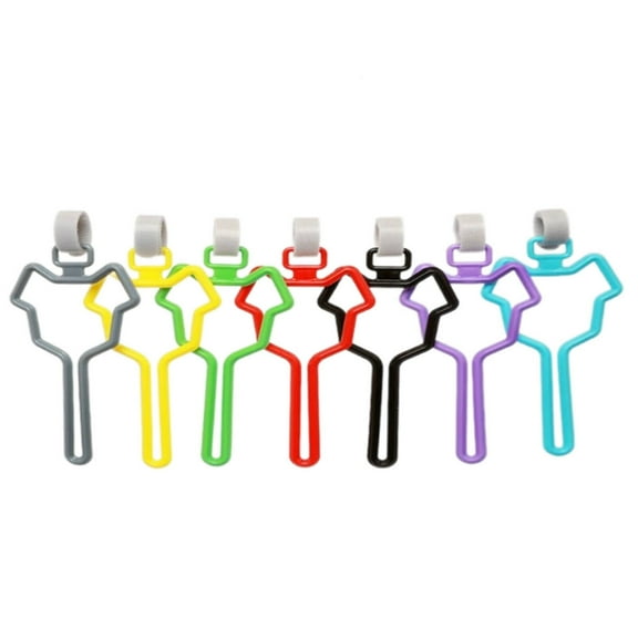 BESTSKY Poop Bag Holders for Leashes,High-Quality Material Dog Poop Bag Holder,Compact Lightweight Dog Poop Bag Holder for Leash,Multicolor