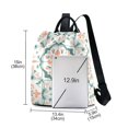 thumbnail image 3 of FORMRS Women's Travel Backpack Purse Anti-Theft Hidden Pockets Casual Shoulder Bag, Green Geometric Pattern, 3 of 7