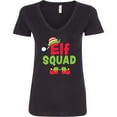 thumbnail image 3 of Inktastic Christmas Elf Squad Women's V-Neck T-Shirt, 3 of 5