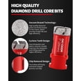 thumbnail image 3 of Kit de sierra perforadora de diamante DAYDOOR, 11 piezas, 6-102 mm, para azulejos, 3 of 7