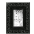 thumbnail image 2 of ArtToFrames 4" x 7" Majestic Black Picture Frame, 4x7 inch Black Wood Poster Frame (WOM-5120), 3 Pack, 2 of 6