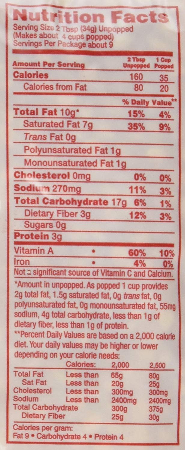 Gold Medal Products Popcorn Coconut Oil Kit Butter Flavor - Pre-Measured - 24 Kits, 10.6 oz — Construction & DIY Use, Standard Hardware Spec
