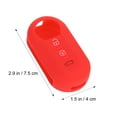 thumbnail image 2 of Étui en Silicone pour Clé de Voiture Protection contre les Rayures Rouges 7x3.5x1.5cm, 2 of 7