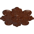 thumbnail image 3 of Ekena Millwork 18 1/8"OD x 1 1/4"P Katheryn Ceiling Medallion, Hand-Painted Burnished Mahogany Crackle, 3 of 6