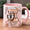 Black, variant on Kitchen Mixer Ceramic Coffee Mug for Bakers, Pink Baking Lover Gift Cup