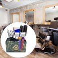 thumbnail image 6 of Hairdressing Tool Storage Box Countertop Cosmetic Organizer for Barber Shop Shear Holder Styling Tool Storage Haircut Tool Stand , Green, 17.8x8.2x11.5cm, 6 of 10