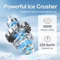 thumbnail image 3 of Shaved Ice Machine 380w Snow Cone Machine 3 Stainless Steel Blades Ice Shaver Machine Electric Ice Crusher 280lbs/hr Snow Cone Maker for Home and Com, 3 of 7