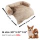 thumbnail image 5 of Alfombra de sofá cama para perros HACHIKITTY, relajante, lavable, de felpa, 30 x 27 x 6 cm, 5 of 6