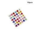 thumbnail image 3 of Yuarrent 10 hojas de pegatinas de joyas, calcomanías acrílicas tridimensionales para estudiantes, pegatinas para uñas, álbumes de recortes, colores Artesanía color mezclado Yuarrent HA062096-01B, 3 of 6