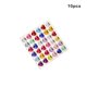 thumbnail image 5 of Advancent 10 hojas de pegatinas de diamantes de imitación, decoraciones, calcomanías acrílicas, pegatinas tridimensionales para uñas, álbumes de Artesanía color mezclado Advancent HA062096-01B, 5 of 6