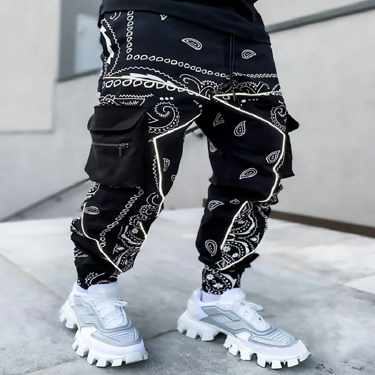 Fanxing Mens Cargo Sweatpants Mens Joggers Fashion Mens Pants Sweat Pants  Sport Joggers Sweatpants with Pockets Drawstring Athletic Pants Big and  Tall Men Cargo Pants For Men Baggy Gray,XXXXXL 