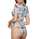 thumbnail image 2 of Balery Watercolor Nautical Body de cuello redondo de manga corta para mujer Tops de manga corta Tops básicos-Large, 2 of 7