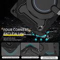 thumbnail image 2 of FJLBDE Case for Lenovo Tab K10 / M10 FHD Plus 10.3 inch with 360 Kickstand, Shoulder Strap Carrying Protective Cover, Black, 2 of 6