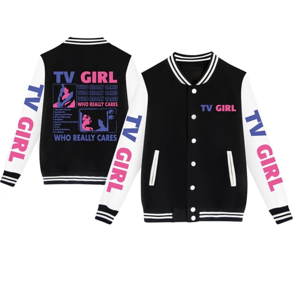 GFGSZTAFB Tv Girl Lovers Rock Song 3D Print Baseball Jacket  Fashion Sweatshirt Unisex