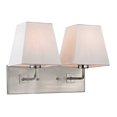 thumbnail image 1 of ElkGroup International Beverly Collection 2 light sconce in Brushed Nickel- LED, 1 of 1