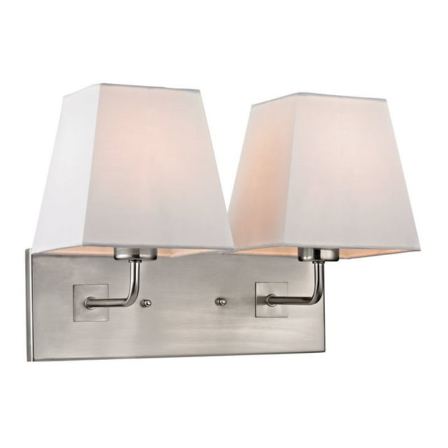 ElkGroup International Beverly Collection 2 light sconce in Brushed Nickel- LED