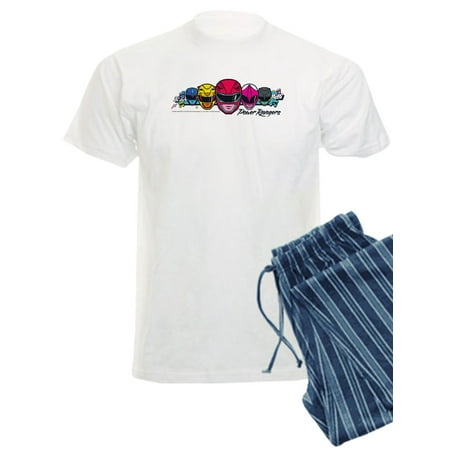 

CafePress - Power Rangers Linear Helmets - Men s Light Pajamas